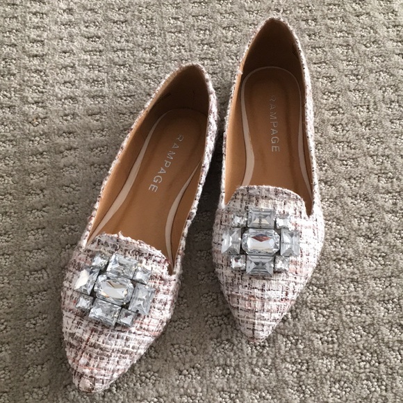 Rampage Shoes - Rhinestones flat shoes